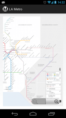 Скриншот приложения Los Angeles Metro/Subway MAP - №3