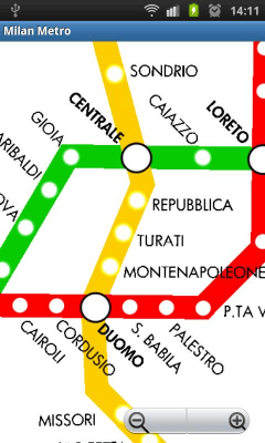 Скриншот приложения Milan Metro - №1