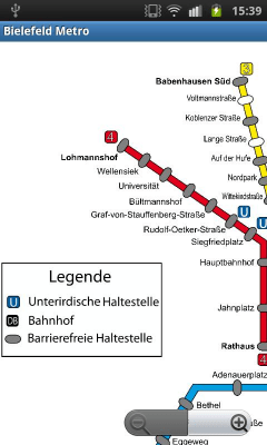 Скриншот приложения Bielefeld Metro MAP - №3