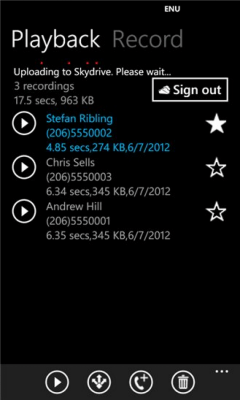 Скриншот приложения Call Recorder - №2