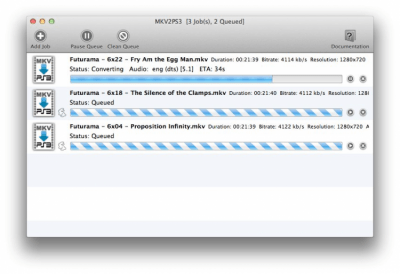 Скриншот приложения MKV2PS3 - №3