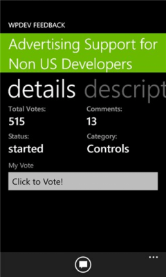 Скриншот приложения WPDev Feedback - №3