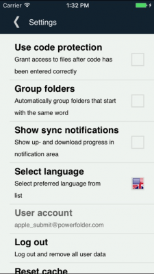 Скриншот приложения PowerFolder - №4