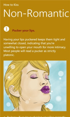 Скриншот приложения How To Kiss - №3