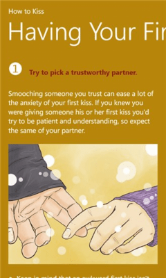 Скриншот приложения How To Kiss - №5