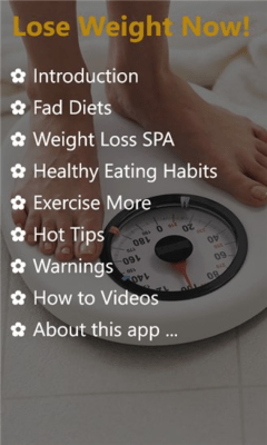 Скриншот приложения Lose Weight Now! - №1