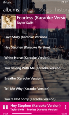 Скриншот приложения Music player - №5