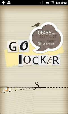 Скриншот приложения GO Locker Paper-cut Theme - №2