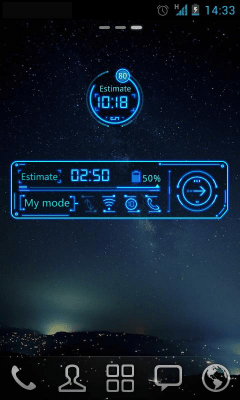 Скриншот приложения Future Theme GO Power Master - №2