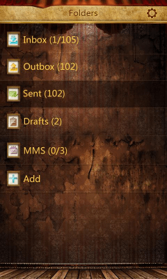Скриншот приложения GO SMS Pro PCastle ThemeEX - №3