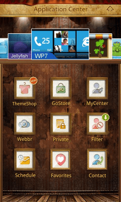 Скриншот приложения GO SMS Pro PCastle ThemeEX - №5