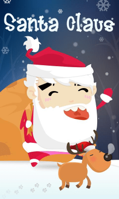 Скриншот приложения GO SMS Pro Santa Super Theme - №1