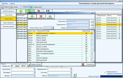 Скриншот приложения Accounting of food - №3