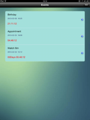 Скриншот приложения Event Reminder &amp; Countdown - №4