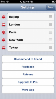 Скриншот приложения A+ World Clock - №4