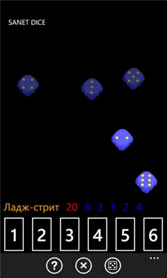 Скриншот приложения Sanet Dice - №6
