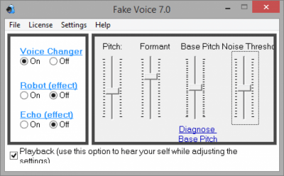 Скриншот приложения Fake Voice - №1