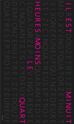 Скриншот приложения Letter Clock - №3