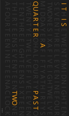 Скриншот приложения Letter Clock - №6