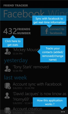 Скриншот приложения Friend Tracker - №2