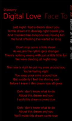 Скриншот приложения Daft Punk Lyrics - №4