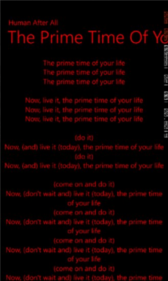 Скриншот приложения Daft Punk Lyrics - №5