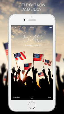 Скриншот приложения I Love USA Wallpapers - №7