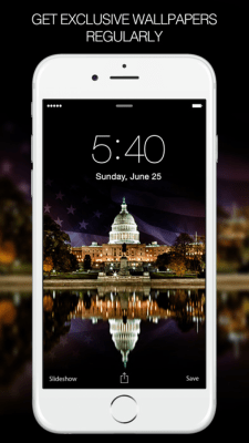 Скриншот приложения I Love USA Wallpapers - №9
