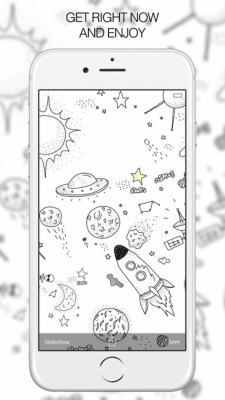 Скриншот приложения Doodle Wallpapers Collection - №7