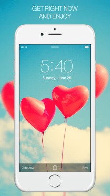Скриншот приложения Valentines Wallpapers - №7