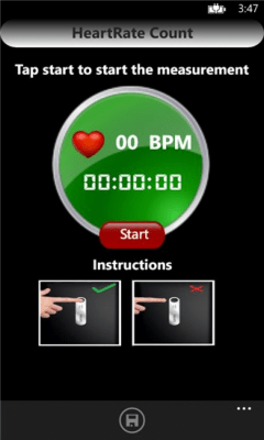 Скриншот приложения HeartRateCount Lite - №3