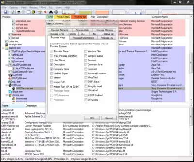 Скриншот приложения Process Explorer - №2