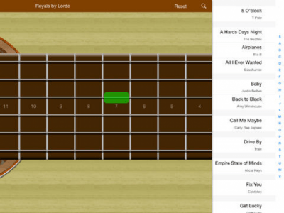 Скриншот приложения гитара HD - №1