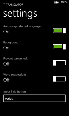Скриншот приложения T-Translator - №3