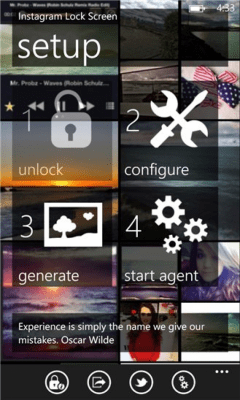 Скриншот приложения Lock Screen Mosaic - №7
