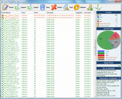Скриншот приложения Email Checker Pro - №1