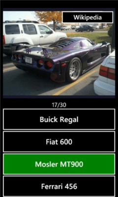 Скриншот приложения Name That Car - №2