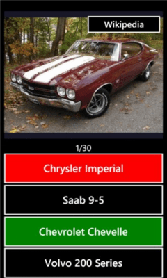 Скриншот приложения Name That Car - №3