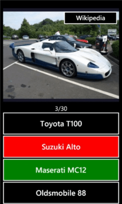 Скриншот приложения Name That Car - №4