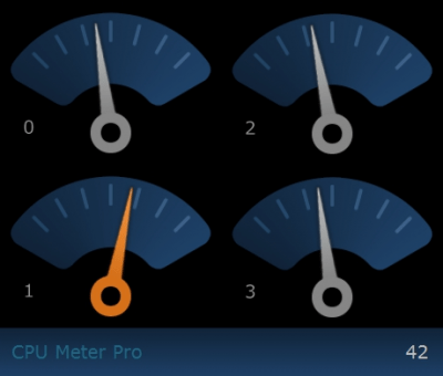 Скриншот приложения CPU Meter Pro - №1