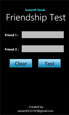 Скриншот приложения Friendship_meter - №2