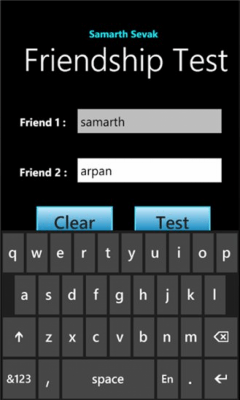 Скриншот приложения Friendship_meter - №3