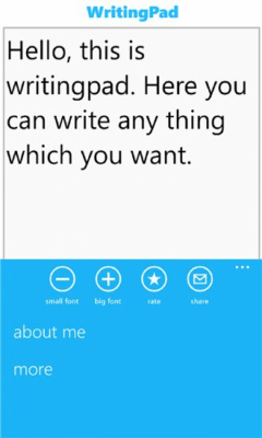 Скриншот приложения Writing Pad - №1
