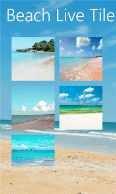 Скриншот приложения Beach Live Tiles - №4