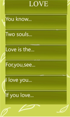Скриншот приложения LOVELYQUOTES - №6