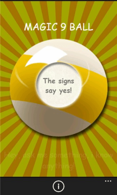 Скриншот приложения Magic 9 Ball - №3