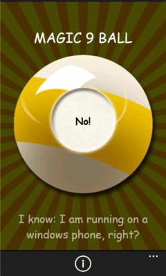 Скриншот приложения Magic 9 Ball - №4