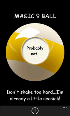 Скриншот приложения Magic 9 Ball - №5