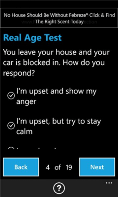 Скриншот приложения Real Age Test - №3