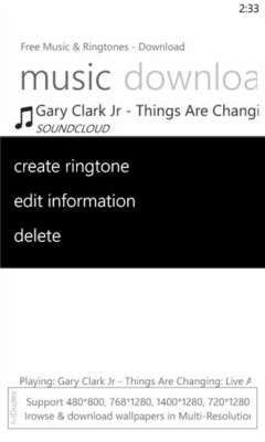 Скриншот приложения Music+Ringtones - №4